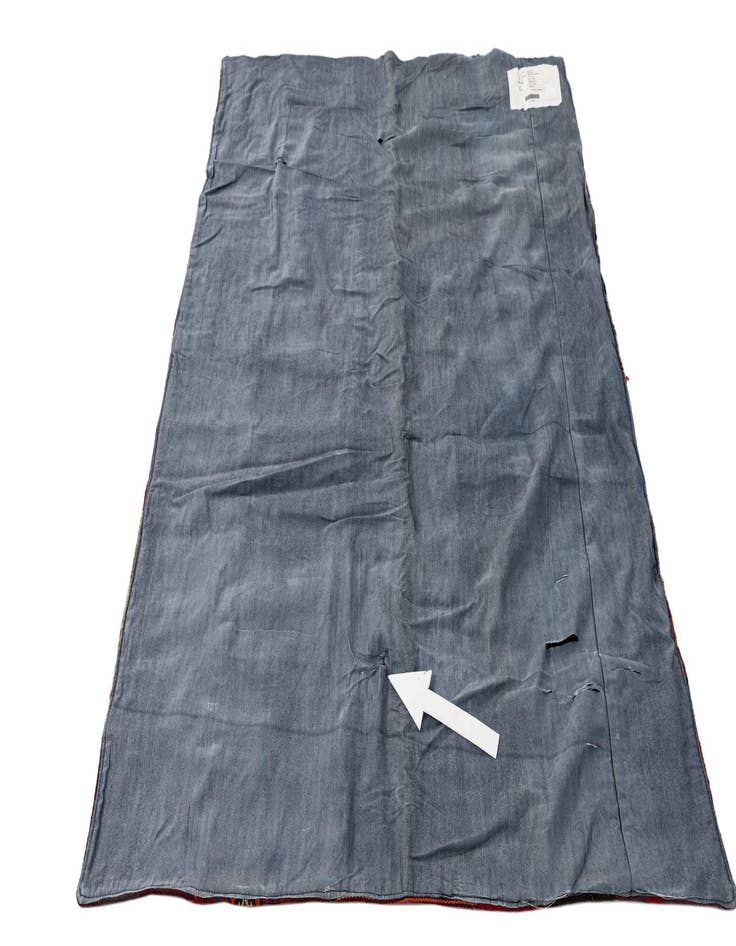 Detail image of  4' 2 x 6'  Hand Woven Kilim Patchwork Wool Rug