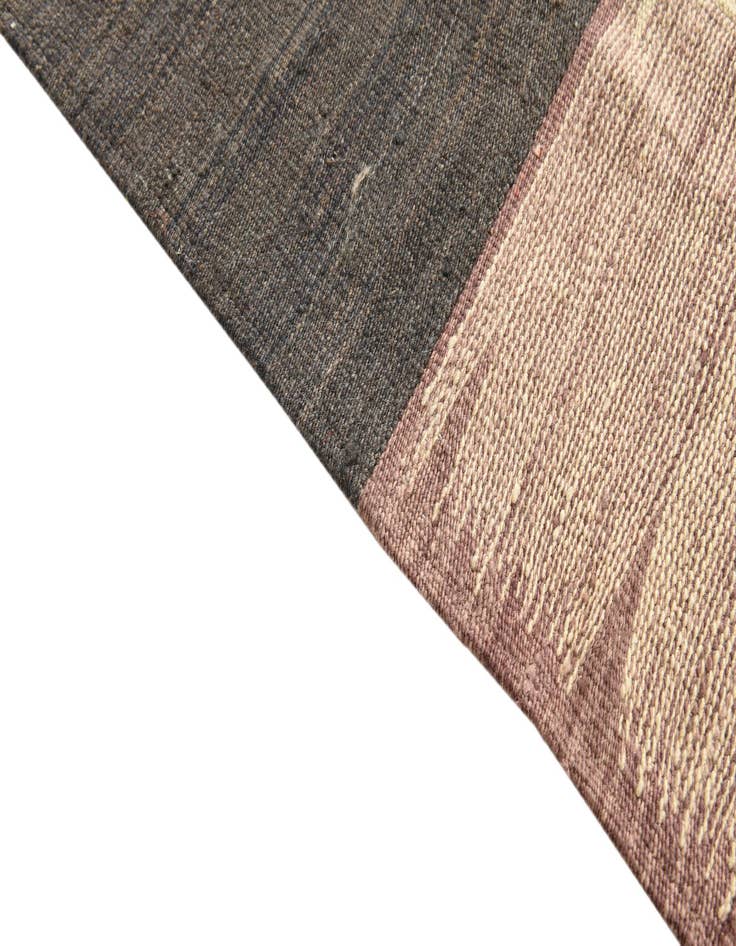 Detail image of  5' 5 x 7' 10  Hand Woven Kilim Patchwork Wool Rug