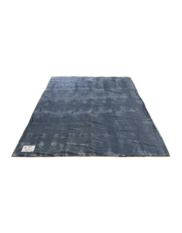 Detail image of  7' 2 x 10'  Hand Woven Kilim Patchwork Wool Rug