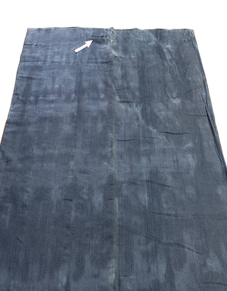 Detail image of  7' 2 x 10'  Hand Woven Kilim Patchwork Wool Rug