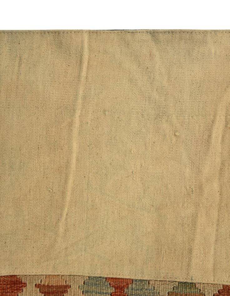 Detail image of  7' 1 x 9' 10  Hand Woven Kilim Patchwork Wool Rug