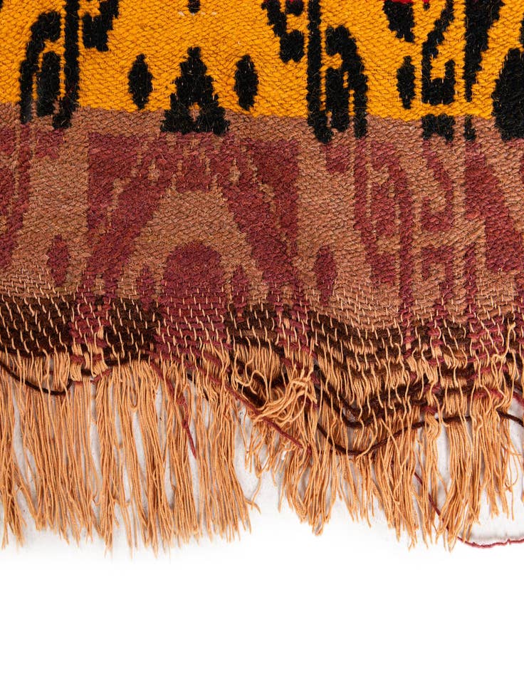 Detail image of  7' 8 x 9' 7  Hand Woven Kilim Wool Rug