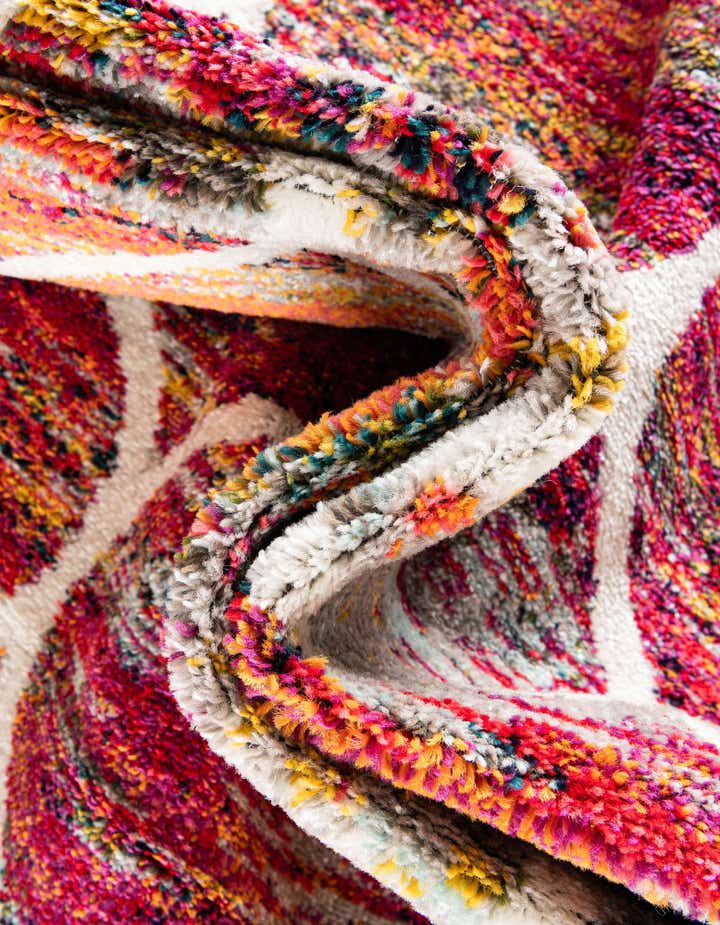 Multicolor 9' x 12' Lattice Frieze Rug | Rugs.com