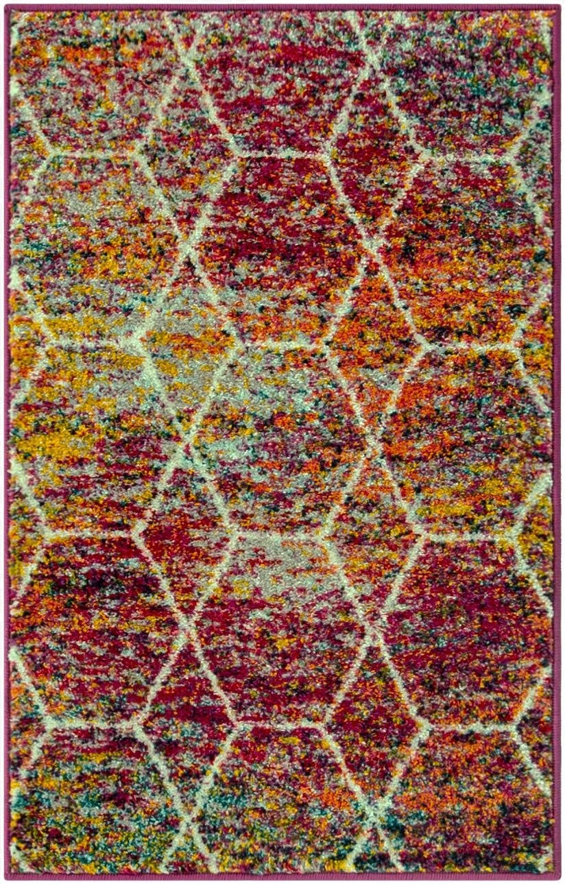  2' x 3' Lattice Frieze Rug
