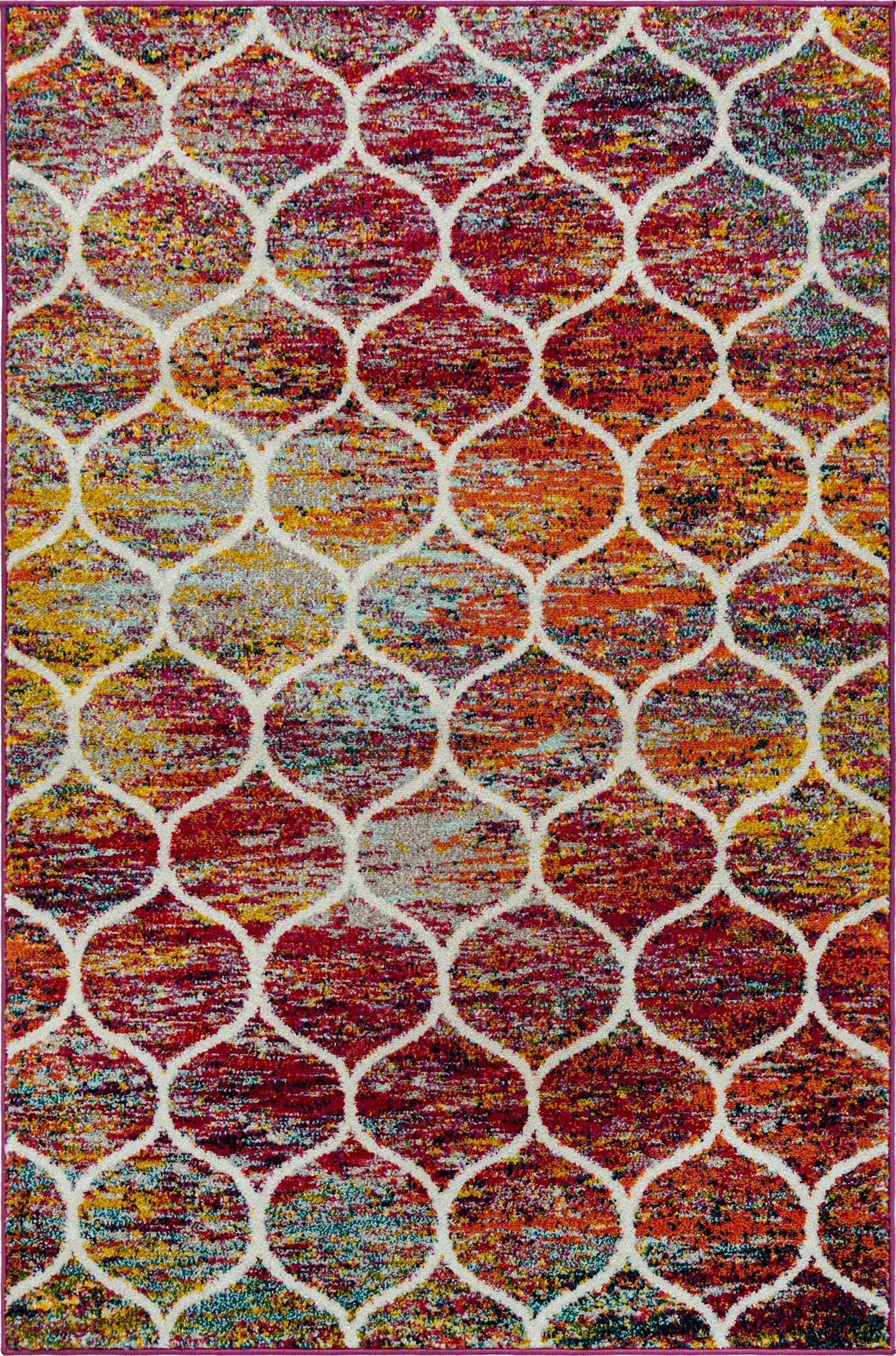  4' x 6' Lattice Frieze Rug