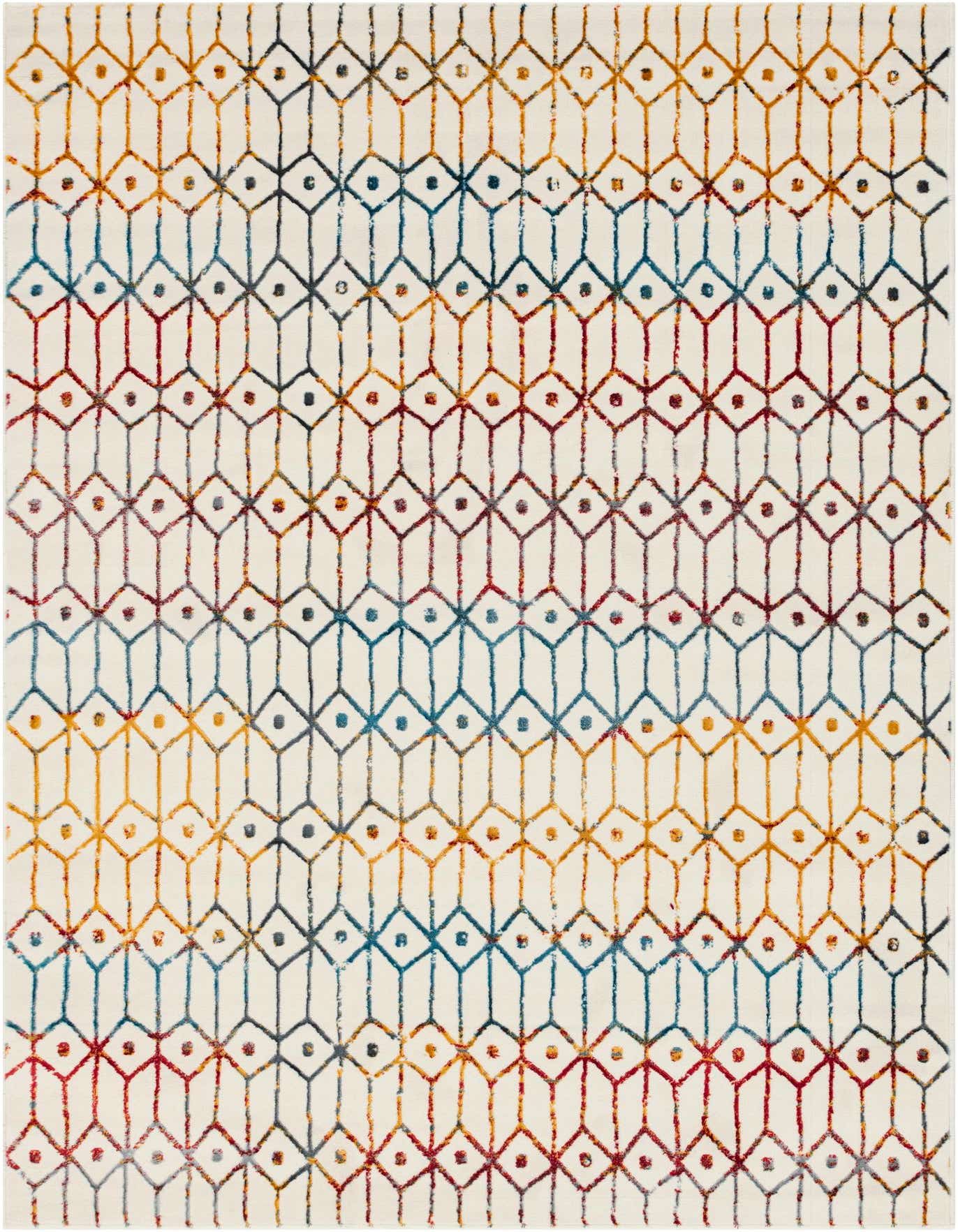 Primary image  6' x 9' Lattice Trellis Rug