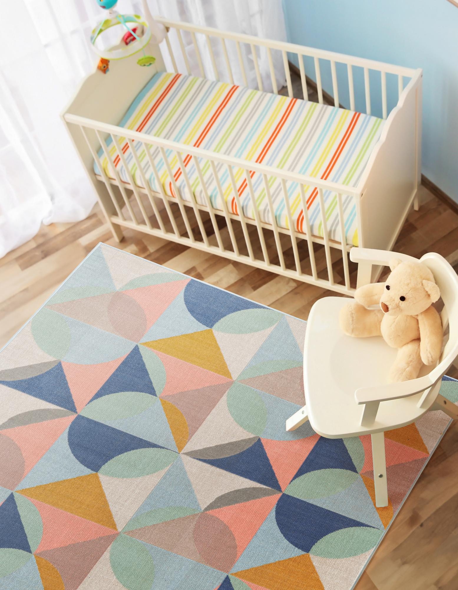 Multicolor 4' x 6' Lotus Rug | Rugs.com