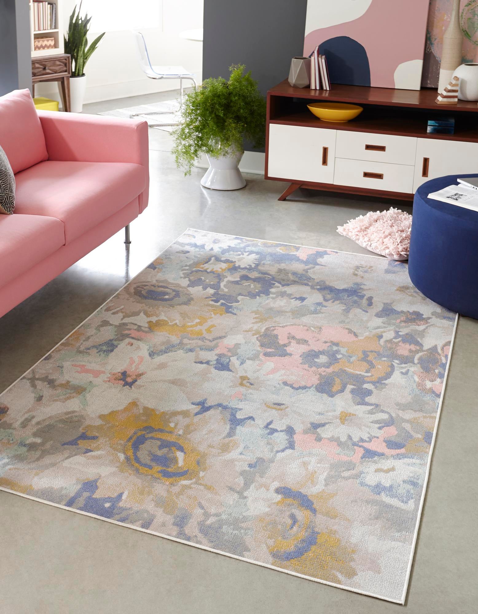  Custom Multi Lotus Rug