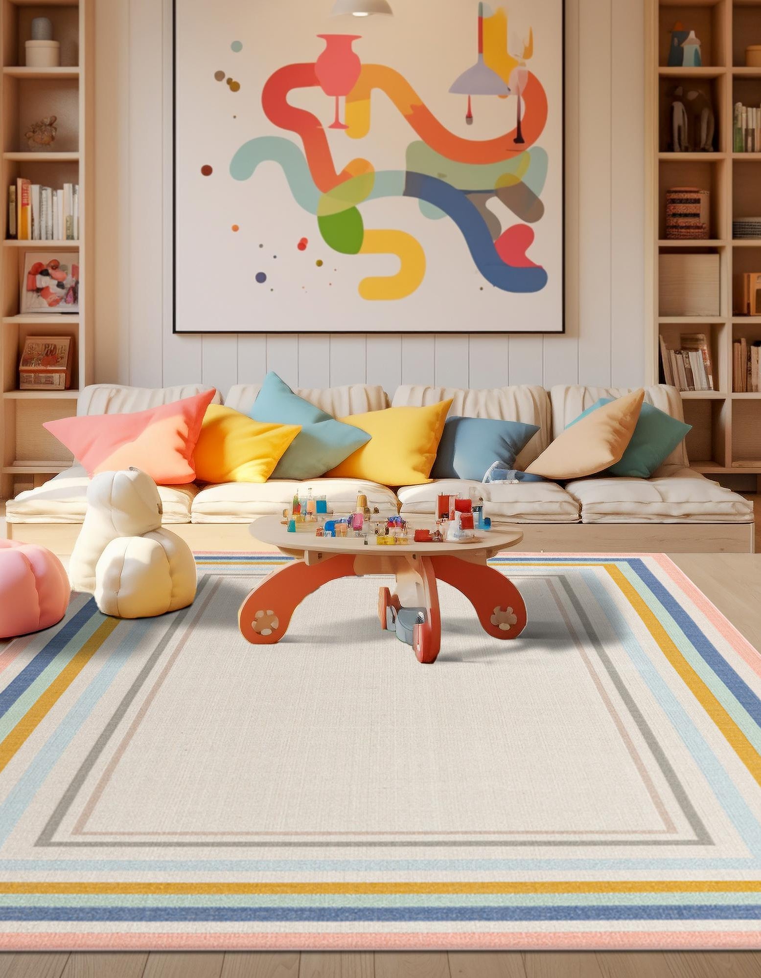 Multicolor 8' x 10' Lotus Rug | Rugs.com