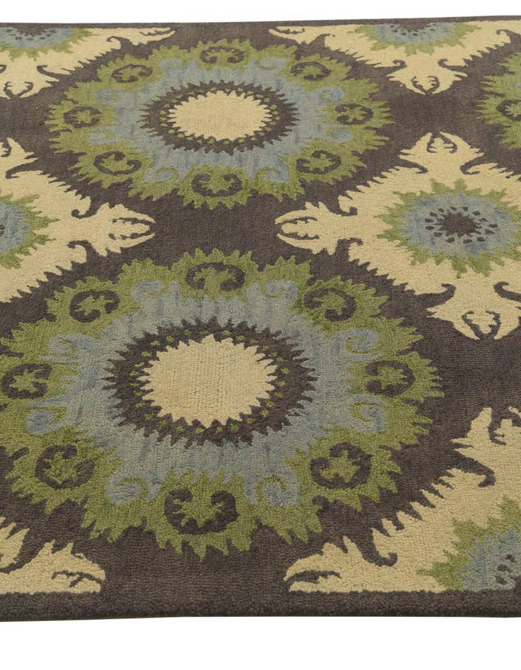 Detail image of  5' 1 x 8' Luna Wool Rug