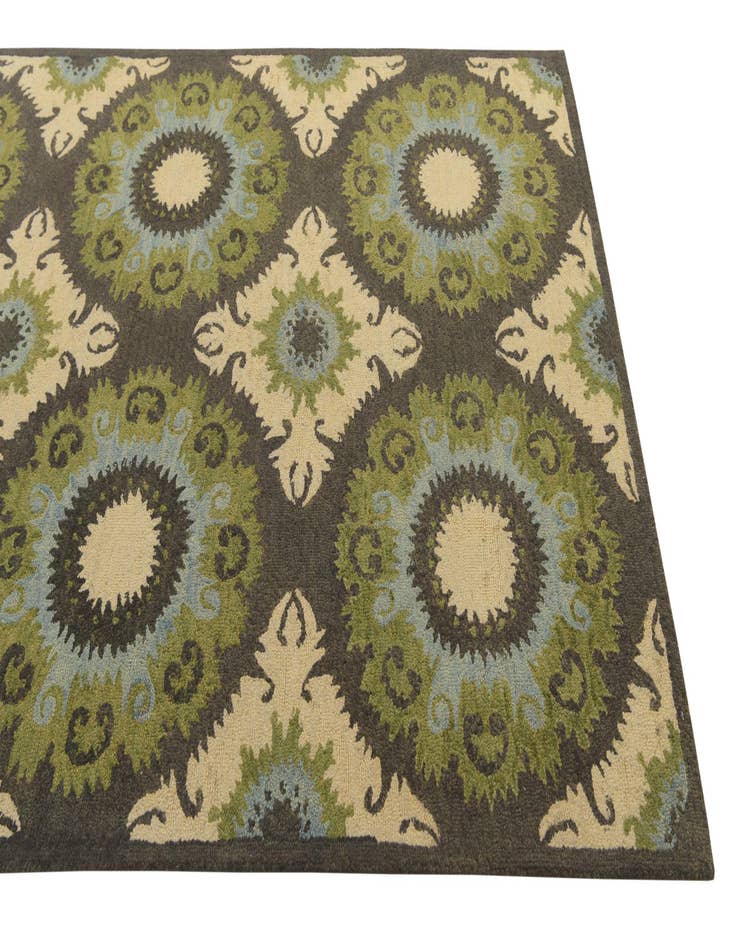 Detail image of  5' x 8' Luna Wool Rug