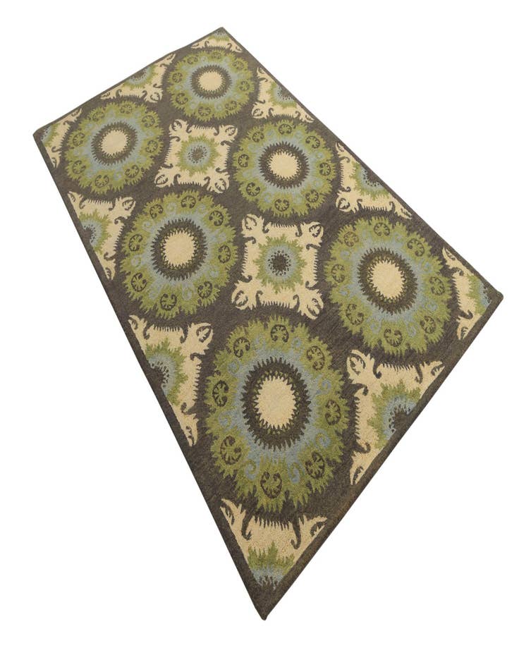 Detail image of  5' x 8' Luna Wool Rug