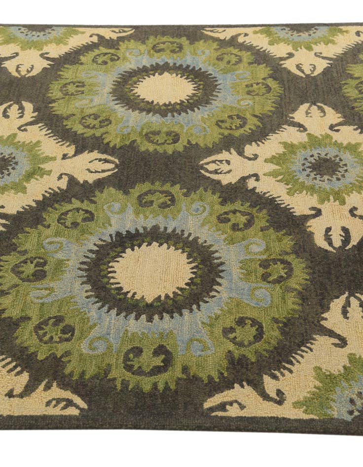 Detail image of  5' x 8' Luna Wool Rug