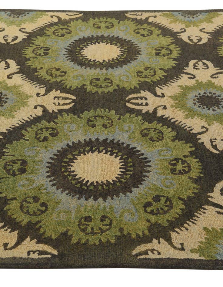 Detail image of  5' x 8' Luna Wool Rug