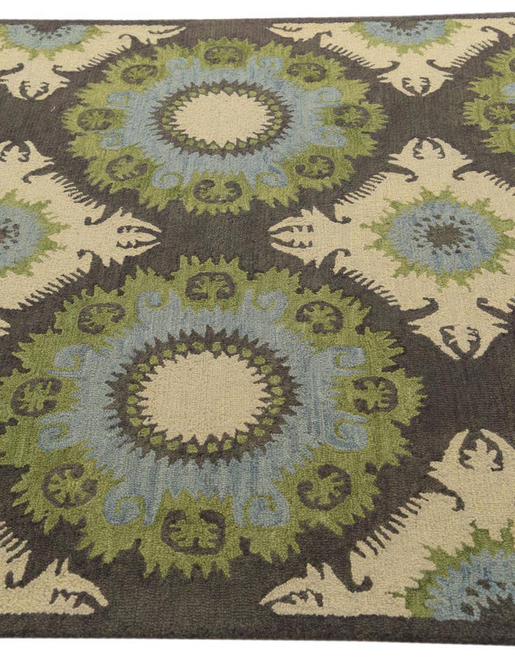 Detail image of  5' 1 x 8' Luna Wool Rug