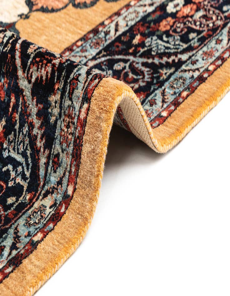 Detail image of  6' 9 x 9' 8  Hand Knotted Luribaft Rug