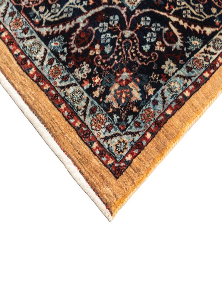 Detail image of  6' 9 x 9' 8  Hand Knotted Luribaft Rug