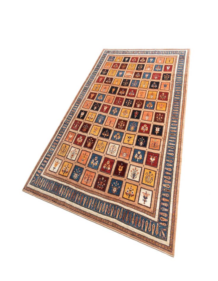 Detail image of  8' 9 x 11' 5  Hand Knotted Luribaft Rug