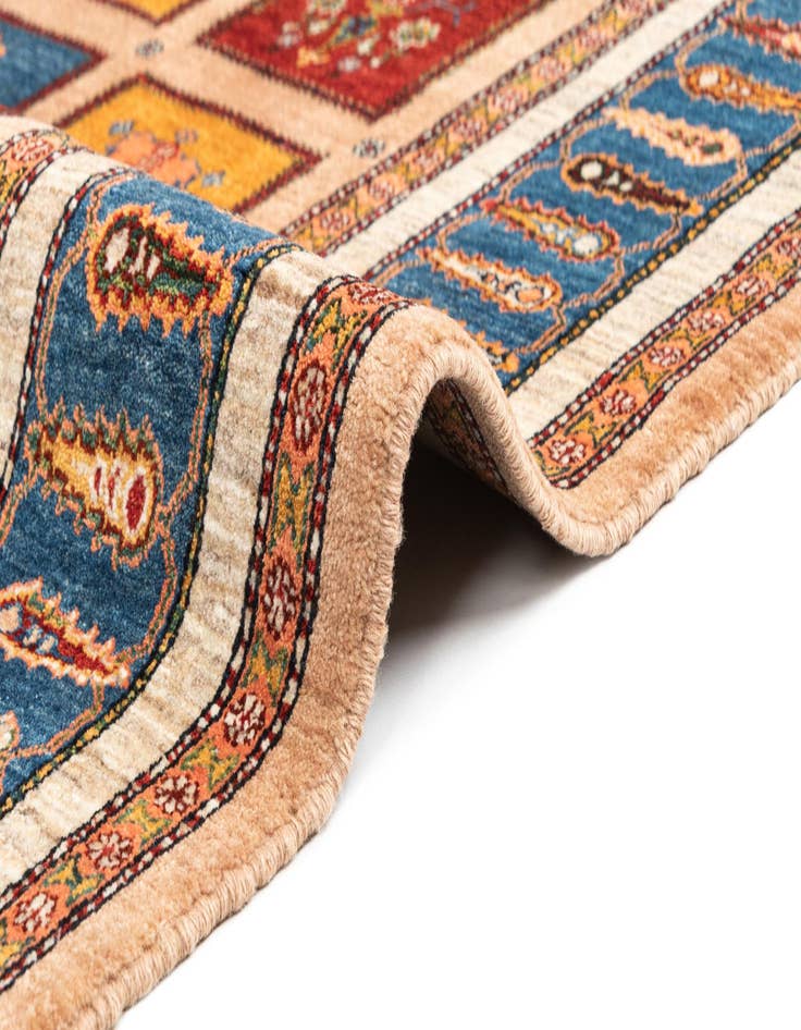 Detail image of  8' 9 x 11' 5  Hand Knotted Luribaft Rug