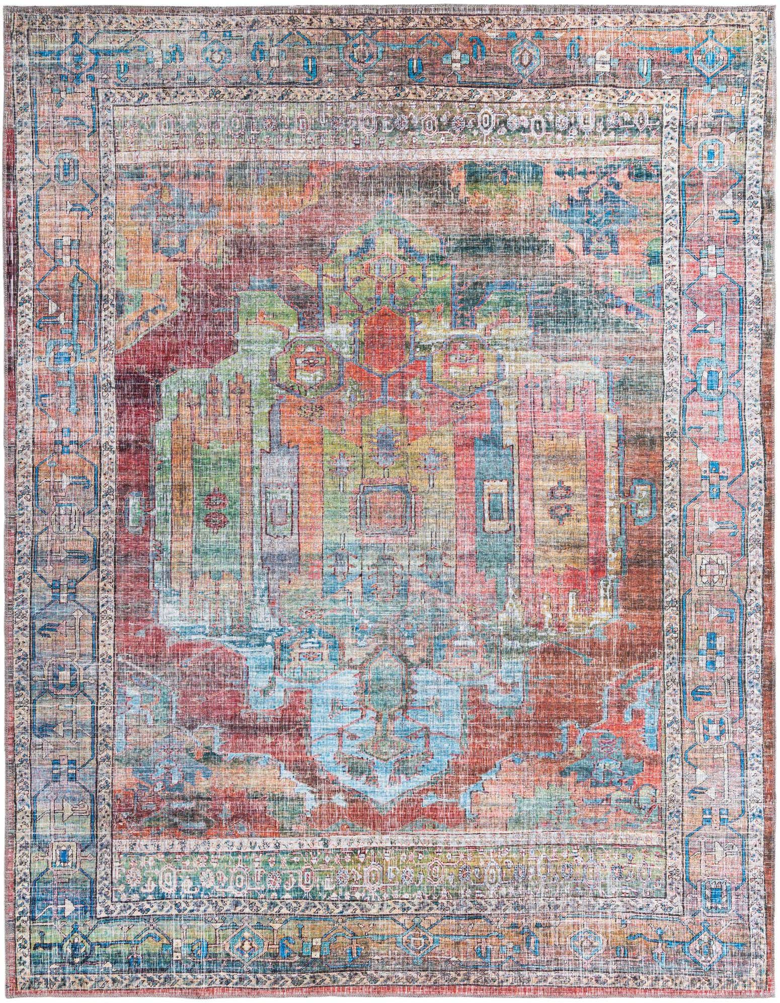 Primary image  9' 2 x 12'  Washable Maahru Rug