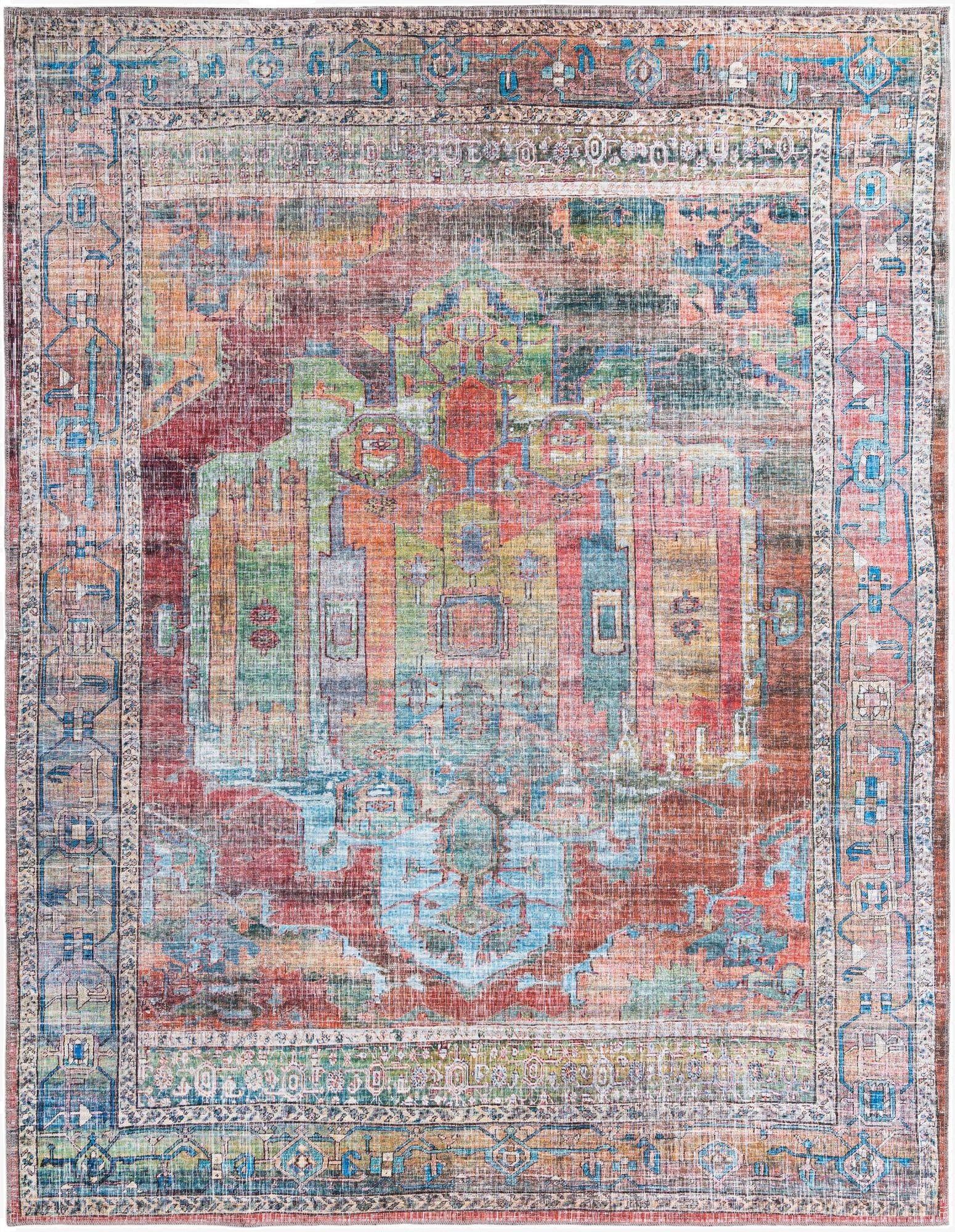  9' 2 x 12'  Washable Maahru Rug