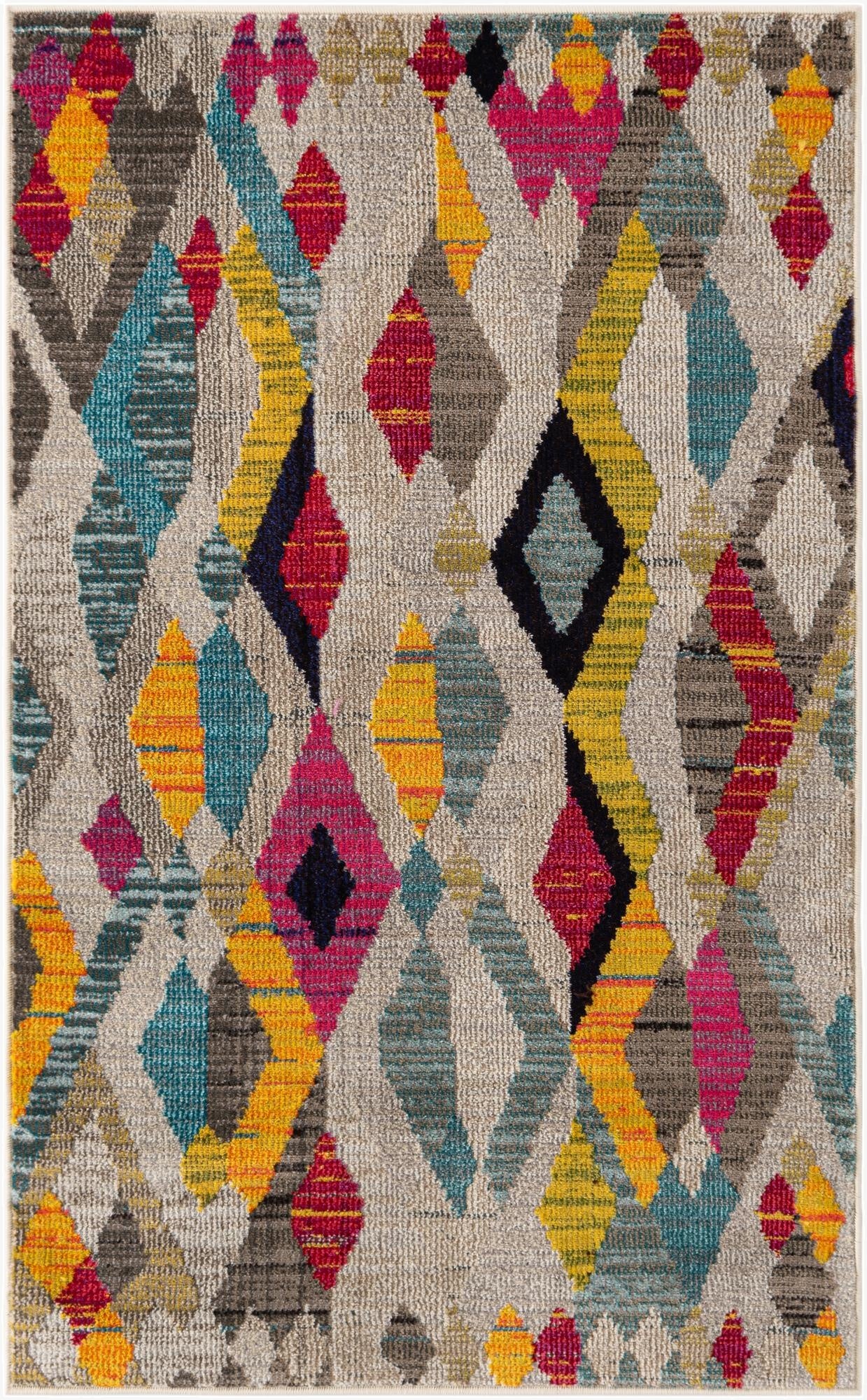  3' 3 x 5' 3  Washable Mesa Rug