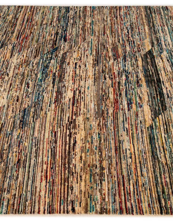 Detail image of  5' 5 x 7' 9  Hand Knotted Modern Ziegler Wool Rug