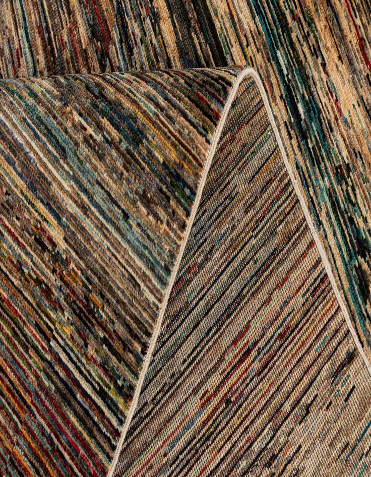 Detail image of  5' 5 x 7' 9  Hand Knotted Modern Ziegler Wool Rug