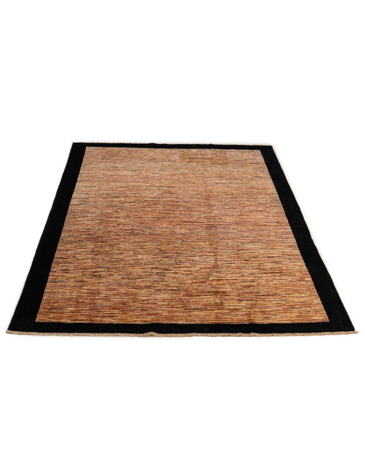 Detail image of  5' 11 x 9' 7  Hand Knotted Modern Ziegler Rug