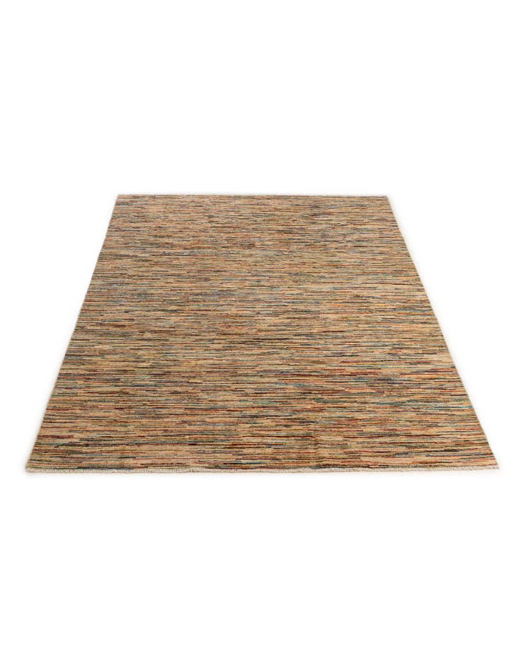 Detail image of  6' 3 x 9' 5  Hand Knotted Modern Ziegler Rug