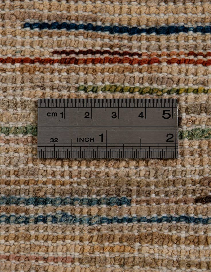 Detail image of  6' 3 x 9' 5  Hand Knotted Modern Ziegler Rug