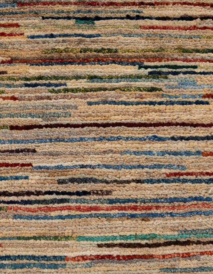 Detail image of  6' 3 x 9' 5  Hand Knotted Modern Ziegler Rug