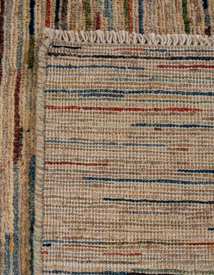 Detail image of  6' 3 x 9' 5  Hand Knotted Modern Ziegler Rug