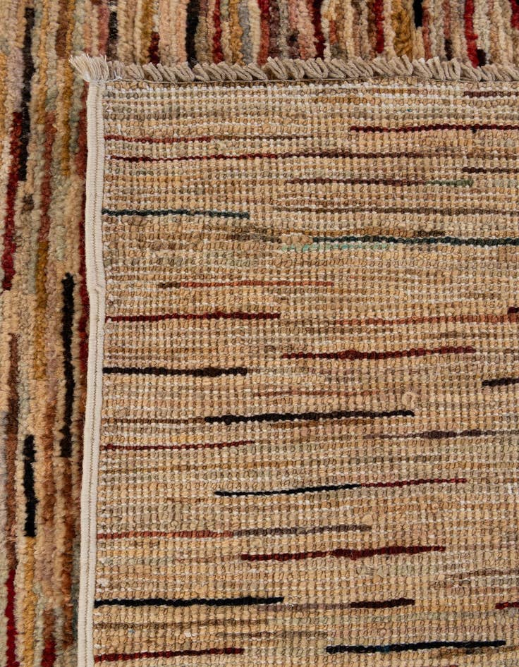 Detail image of  6' 5 x 9' 8  Hand Knotted Modern Ziegler Rug