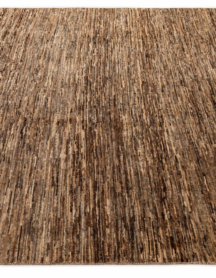 Detail image of  6' 5 x 9' 7  Hand Knotted Modern Ziegler Wool Rug