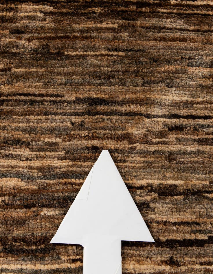 Detail image of  6' 5 x 9' 7  Hand Knotted Modern Ziegler Wool Rug