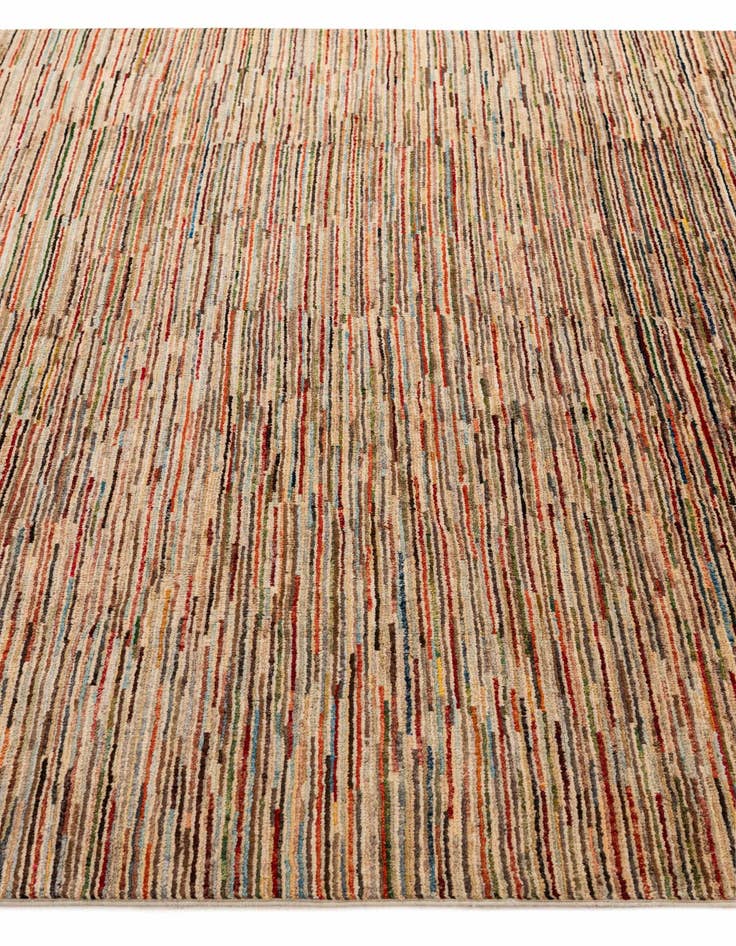 Detail image of  6' 3 x 9' 9  Hand Knotted Modern Ziegler Wool Rug