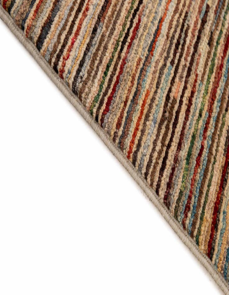 Detail image of  6' 3 x 9' 9  Hand Knotted Modern Ziegler Wool Rug