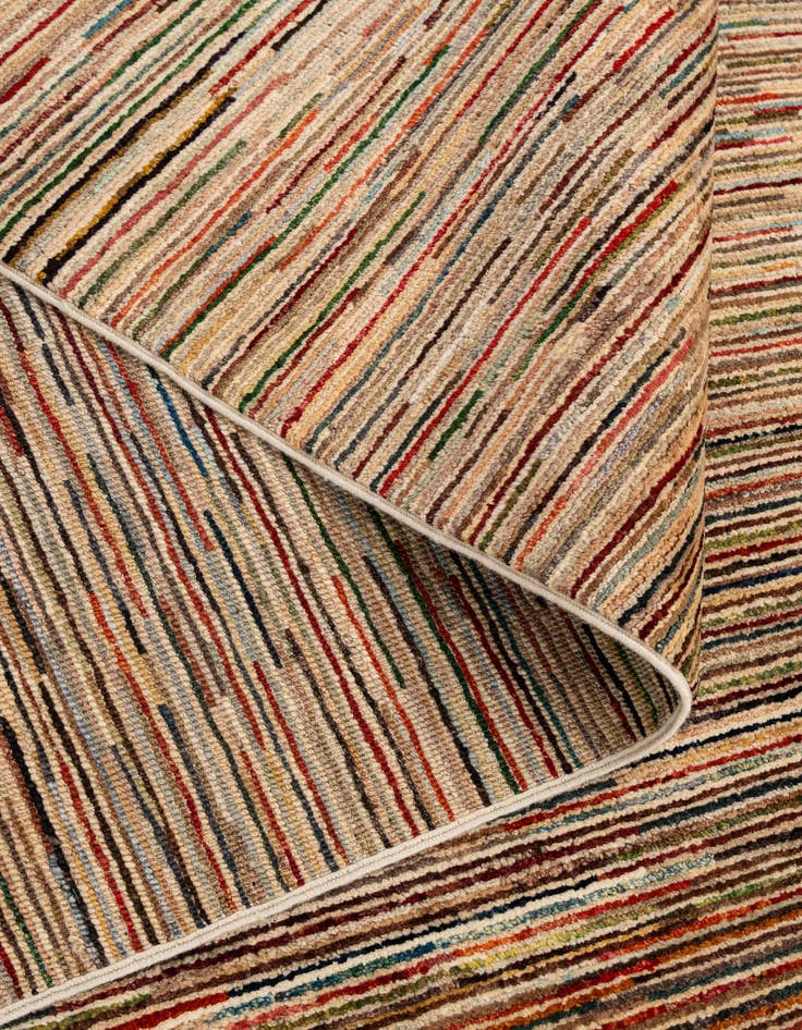 Detail image of  6' 3 x 9' 9  Hand Knotted Modern Ziegler Wool Rug