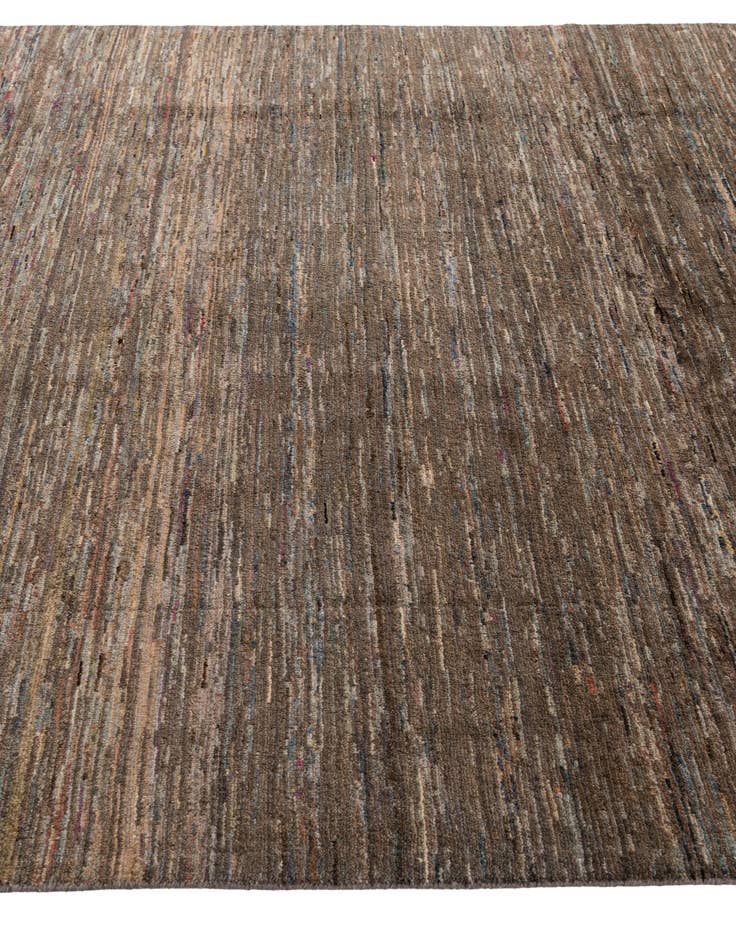 Detail image of  6' 8 x 9' 3  Hand Knotted Modern Ziegler Wool Rug