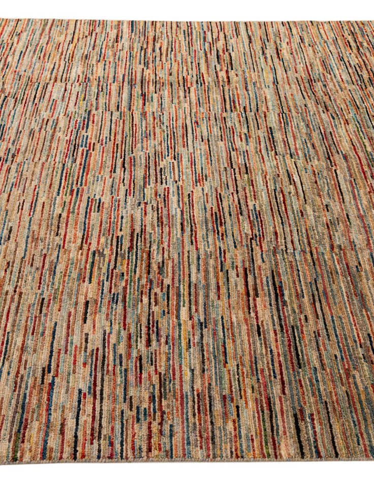 Detail image of  6' 6 x 9' 4  Hand Knotted Modern Ziegler Rug