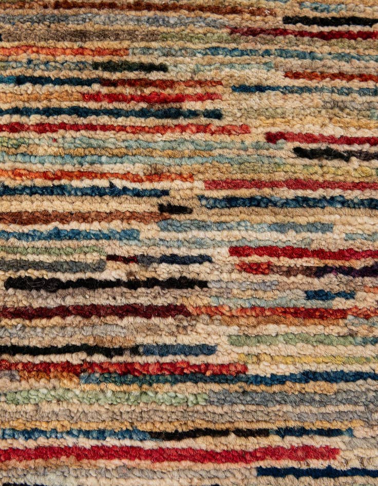 Detail image of  6' 6 x 9' 4  Hand Knotted Modern Ziegler Rug