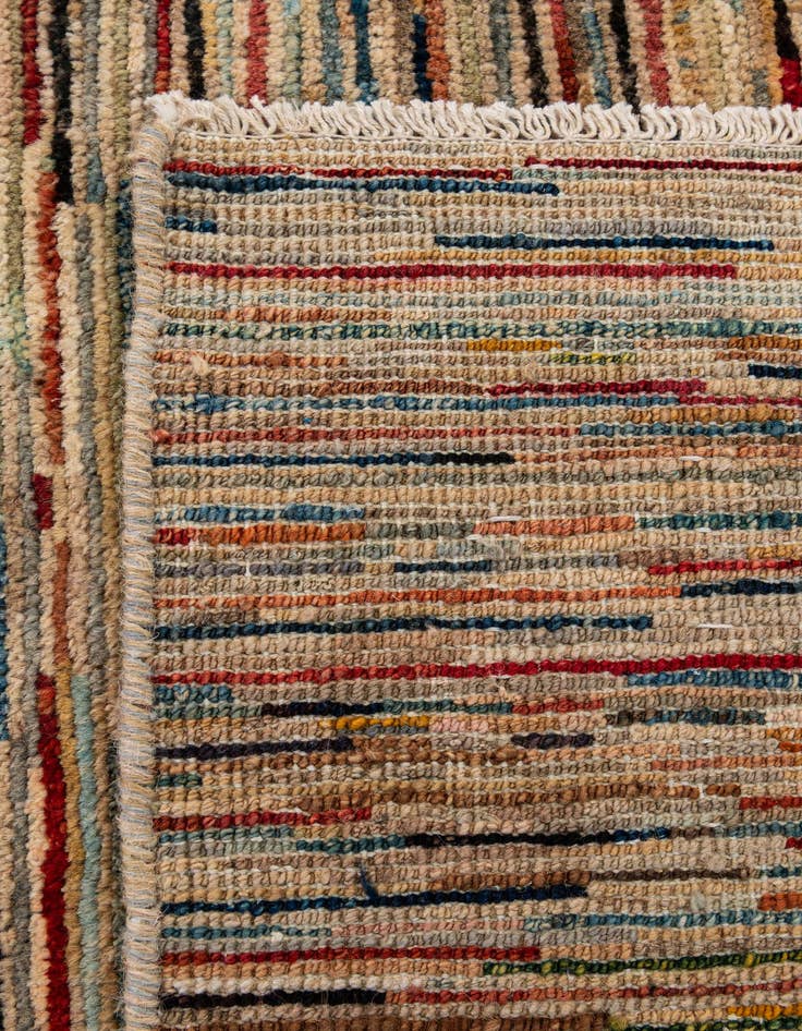 Detail image of  6' 6 x 9' 4  Hand Knotted Modern Ziegler Rug