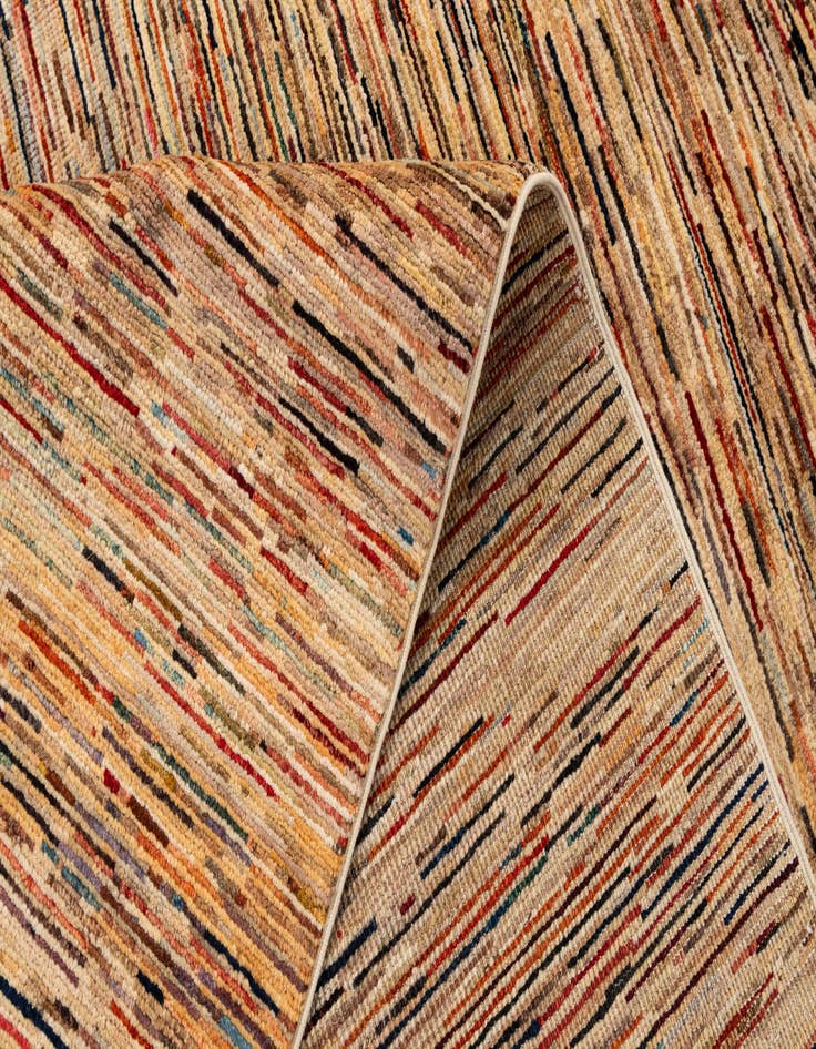 Detail image of  6' 6 x 9' 5  Hand Knotted Modern Ziegler Rug