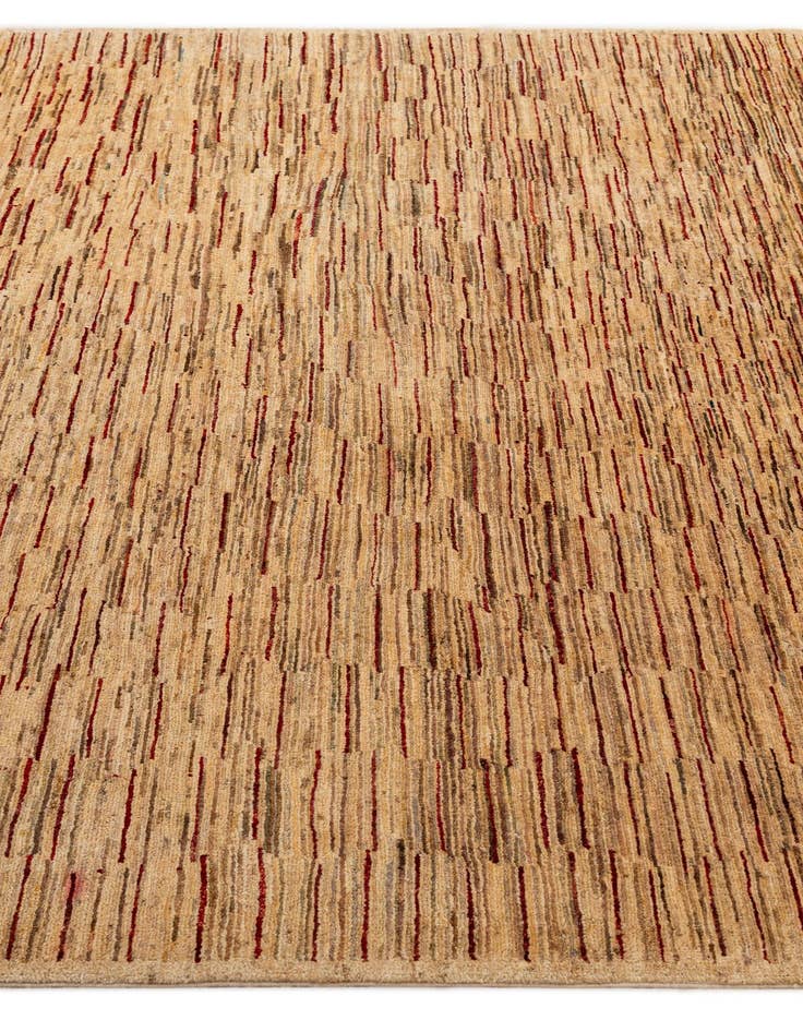 Detail image of  6' 8 x 9' 5  Hand Knotted Modern Ziegler Rug