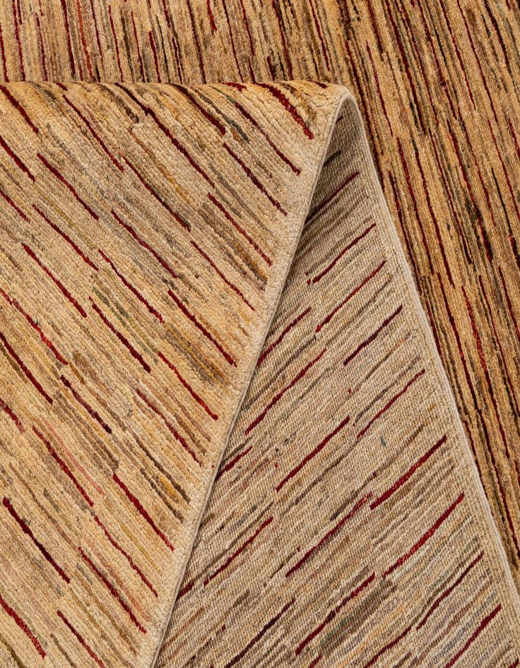 Detail image of  6' 8 x 9' 5  Hand Knotted Modern Ziegler Rug