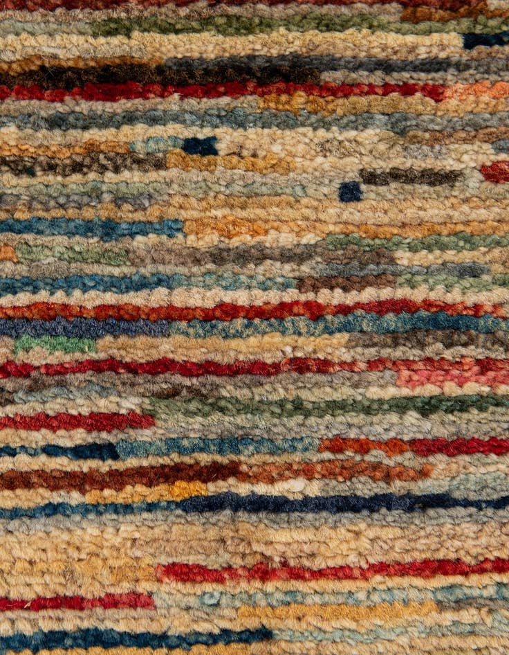 Detail image of  6' 6 x 9' 7  Hand Knotted Modern Ziegler Rug