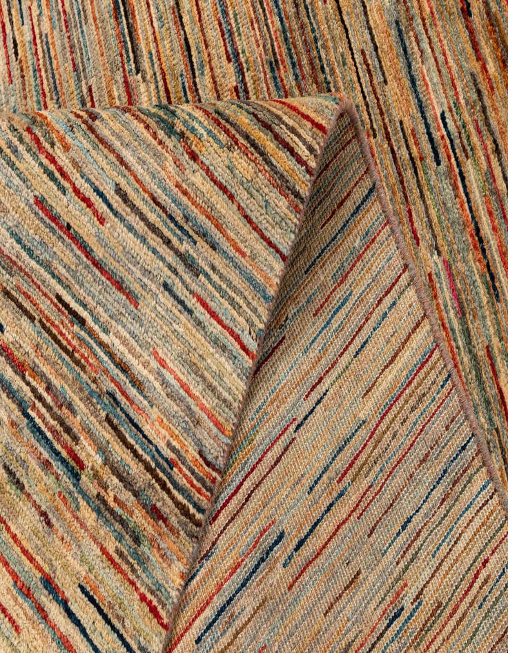 Detail image of  6' 6 x 9' 7  Hand Knotted Modern Ziegler Rug
