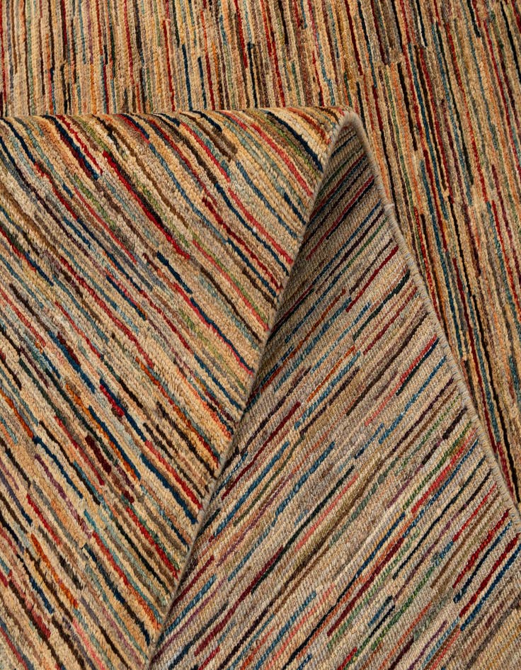 Detail image of  6' 8 x 9' 7  Hand Knotted Modern Ziegler Rug