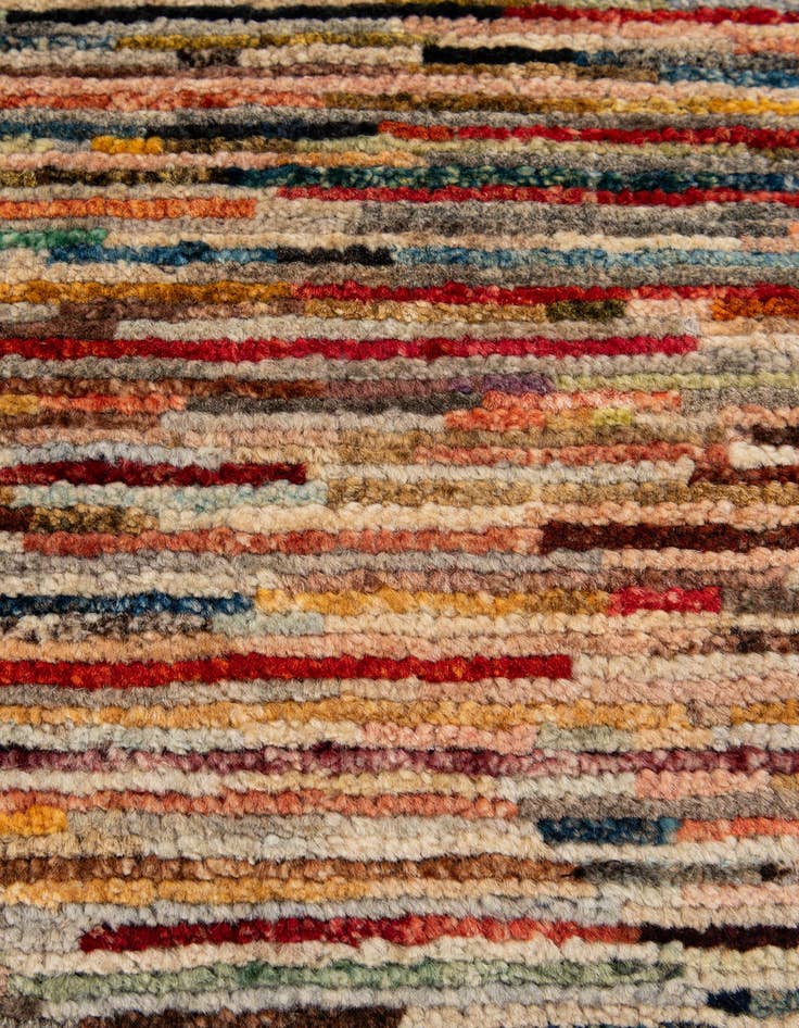 Detail image of  6' 7 x 9' 5  Hand Knotted Modern Ziegler Wool Rug